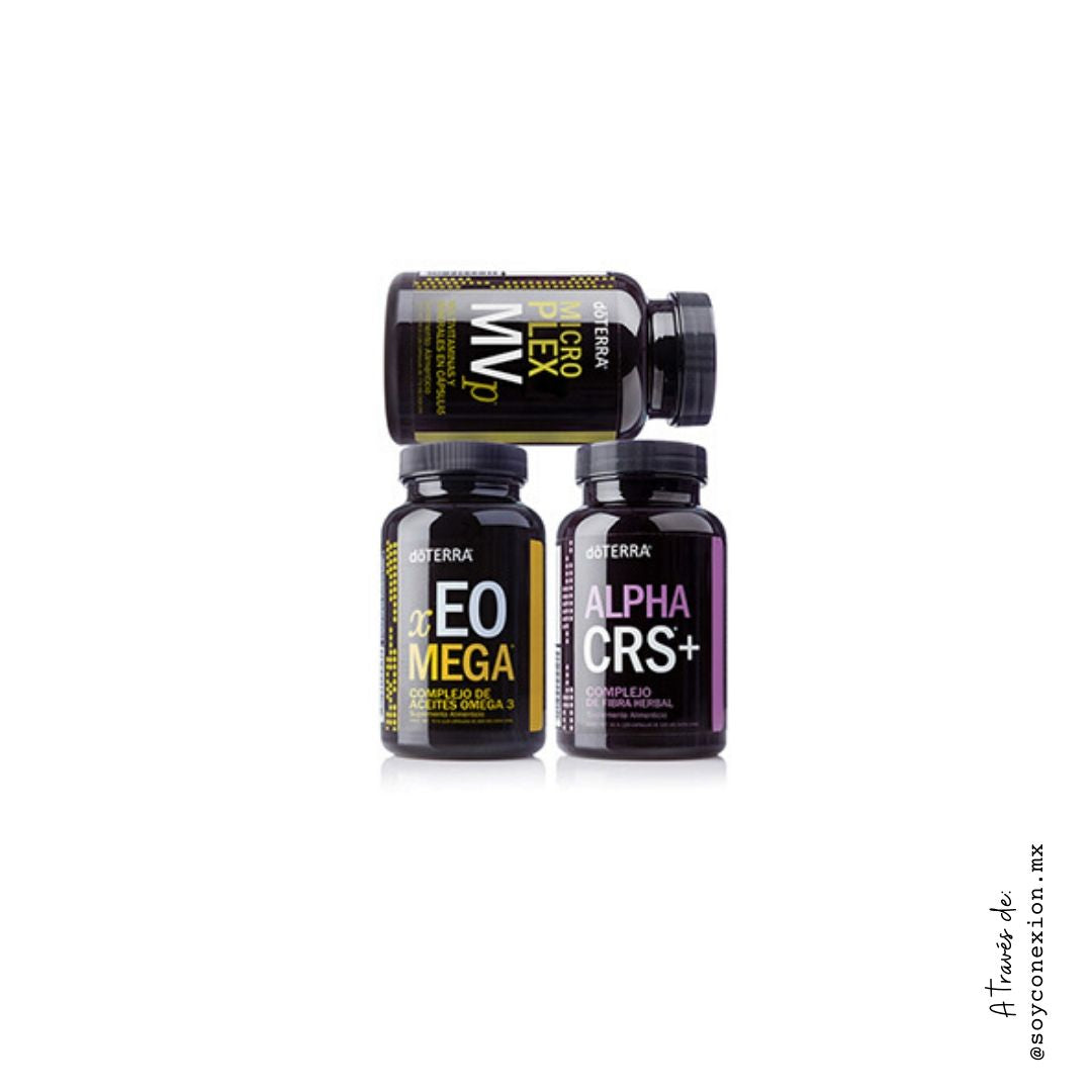 doterra, Kit LLV, Live Long Vitality Pack, supmementos.  Bienestar, vitalidad, protección antioxidante, protección  para  ADN,  metabolismo de la energía, salud ósea, función inmunitaria, estrés, salud cardiovascular, cabello saludable, piel saludable, uñas saludables, sistema nervioso, ojos, cerebro, funciones del hígado, salud digestiva, salud respiratoria, suave para el estómago, sin GMO, sin gluten, sin lácteos.