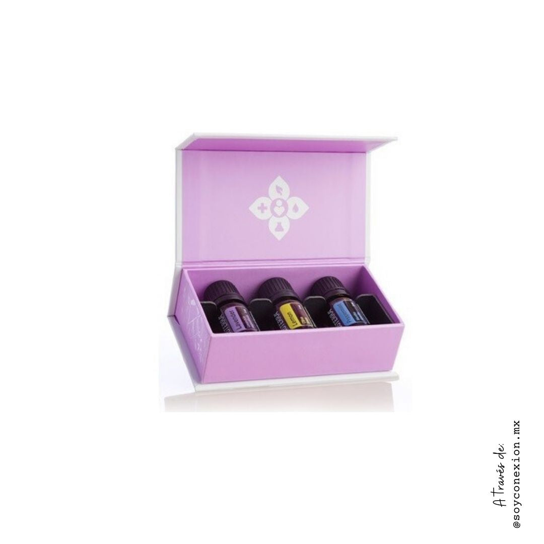 doterra, kit intro, menta, lavanda, limón, trío alergias.