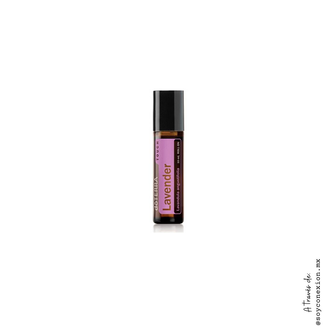 doterra lavanda, lavender touch Roll on, aceite esencial, relajante, calmante, antiestamínico, sueño reparador, cicatrización, piel saludable, perfume, repelente, dolor, desinflamación, comezón.  