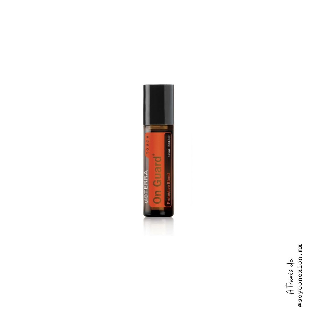 doterra, aceites esenciales, on guard touch roll on protective Blend 10mL, mezcla protectora, boost inmunológico, sistema inmune, protección, 99.9 patógenos aéreos.  Edit alt text