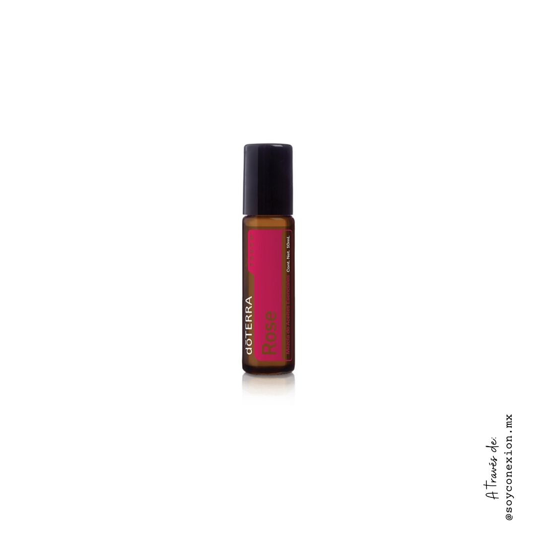 doterra, aceite esencial, rose touch roll on 10 mL, salud celular, relajación, descanso, piel saludable, arrugas, imperfecciones, manchas, sistema inmune, estado de ánimo, sistema nervioso, boost inmunológico, aceite esencial con la vibración más alta, estrés, angustia, ansiedad.