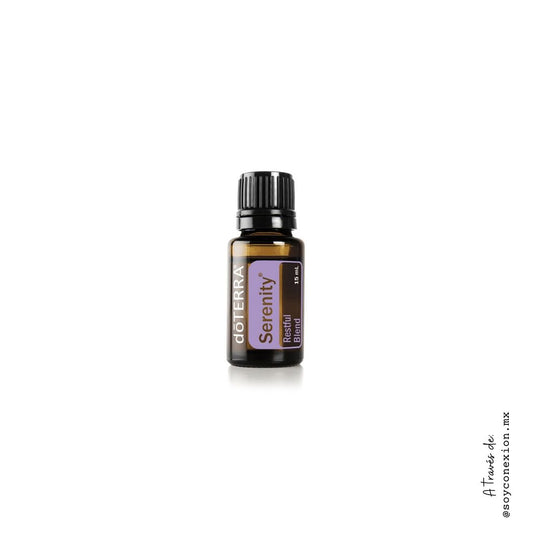 doterra, mezcla aceites esenciales serenity 15 mL, equilibrio emocional, tranquilidad, relajación, calma, serenidad, sistema nervioso, descanso profundo.