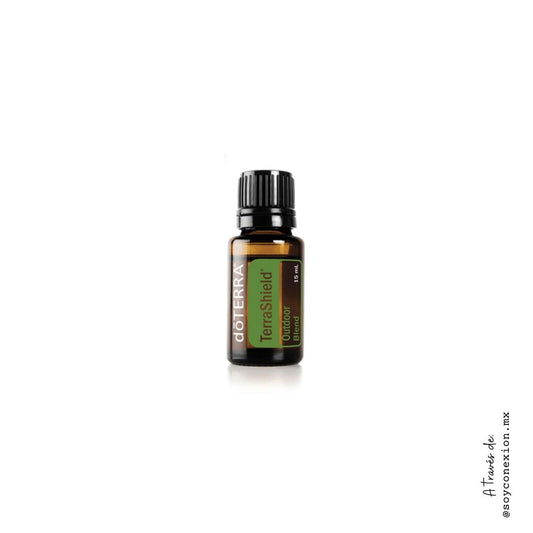 doterra, mezcla de aceites esenciales terrashield outdoor blend, mezcla repelente 15 m L, insectos, molestias medioambientales.